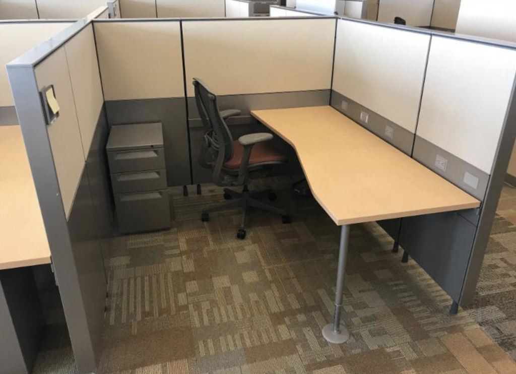 #339 Herman Miller Canvas Cubicles