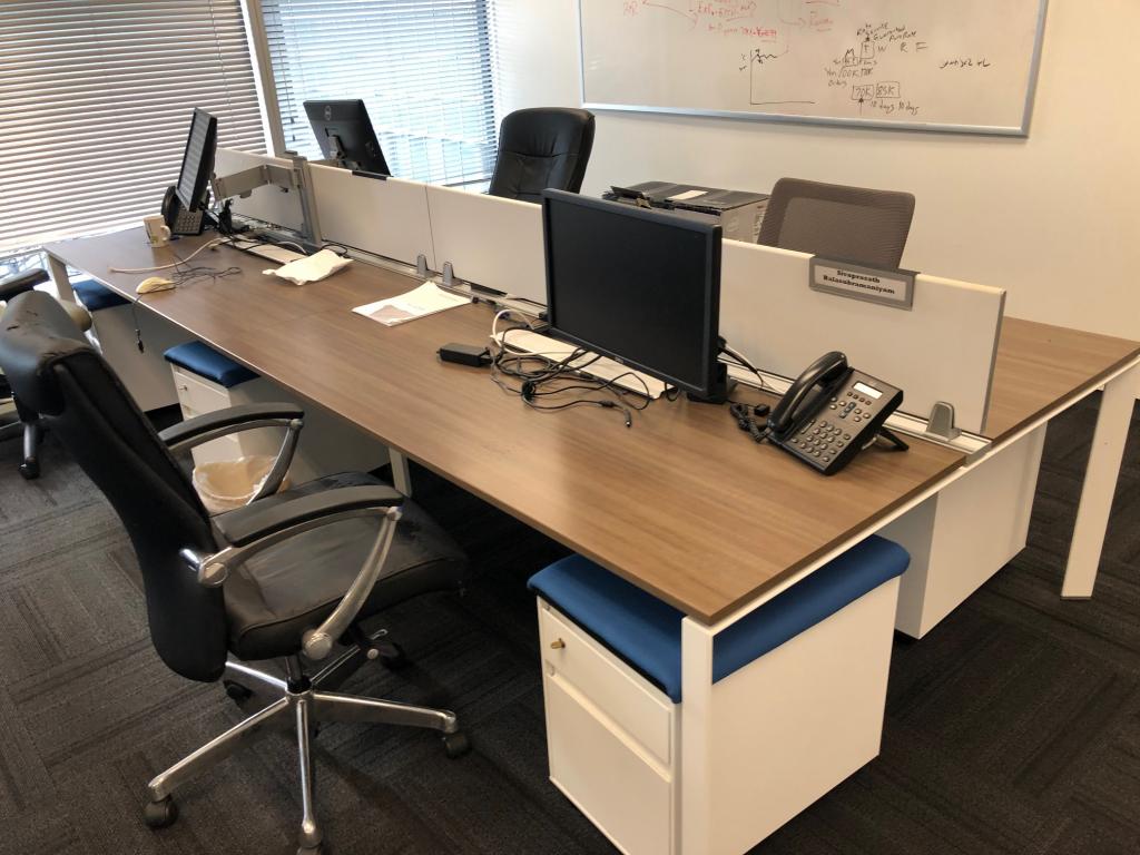 #181 Steelcase Frame One Workstations