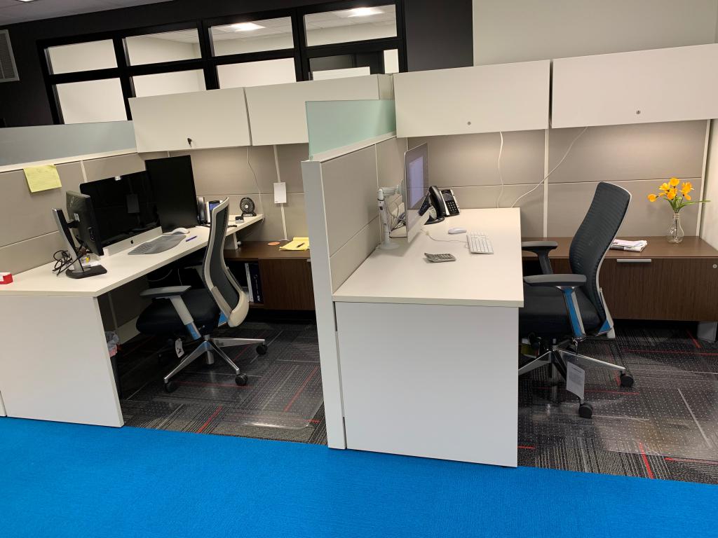 #255 Teknion Leverage 6x6 Workstations