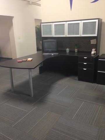 L Shaped  Office Desk Units in Charlotte