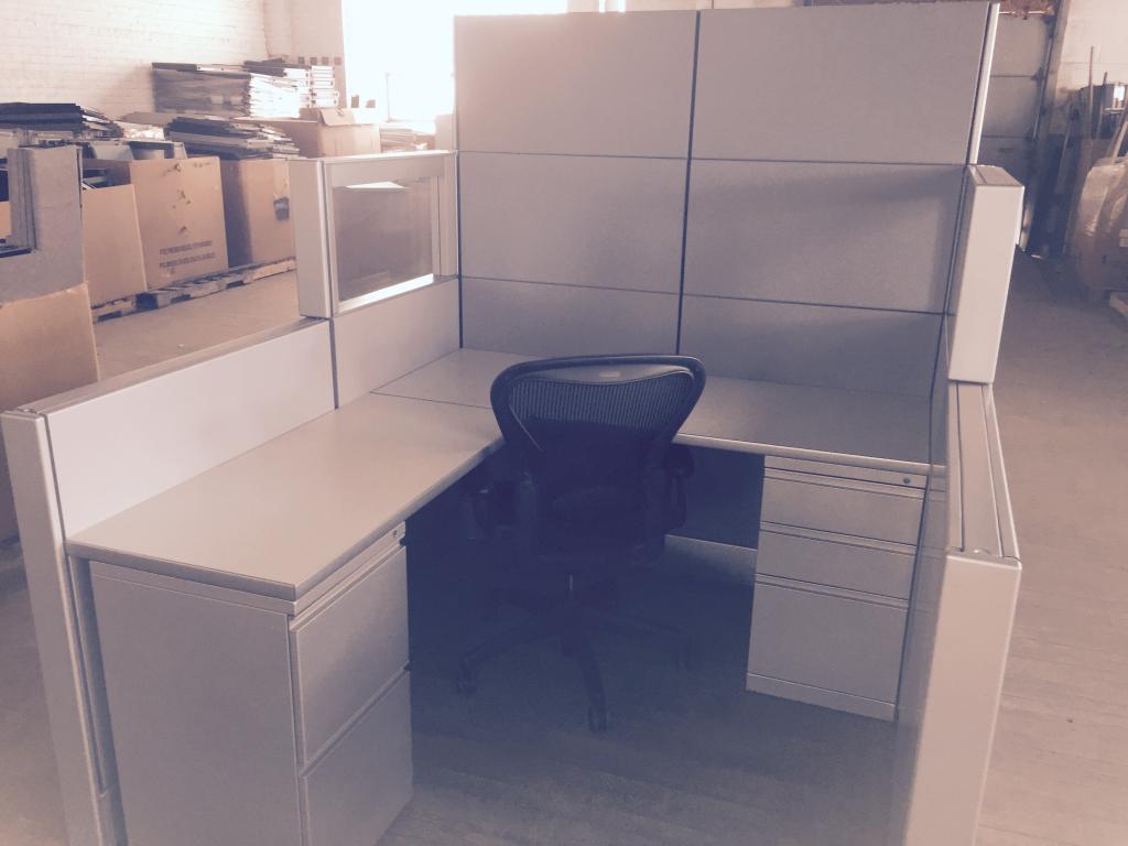 Herman Miller Ethospace Cubicles with Glass