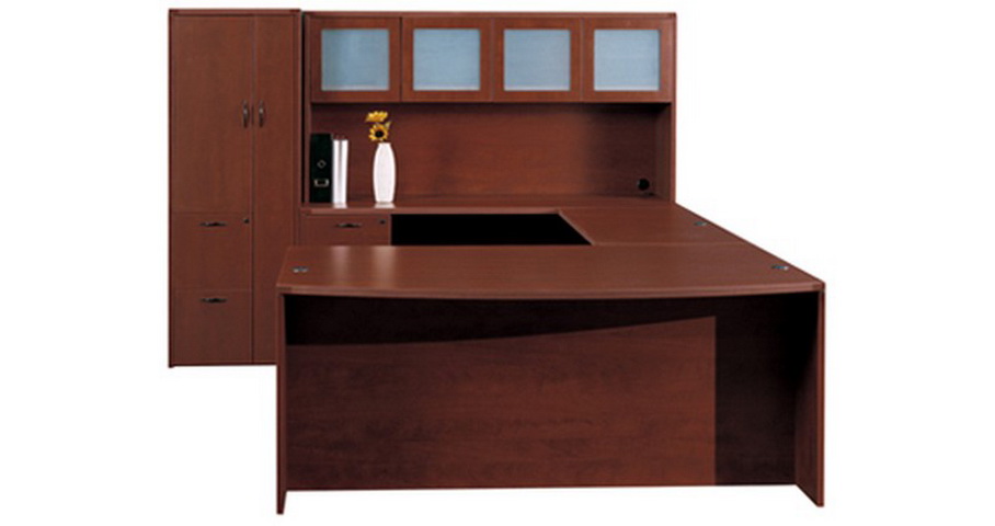 New Cherryman Amber Series U-Shape Desk