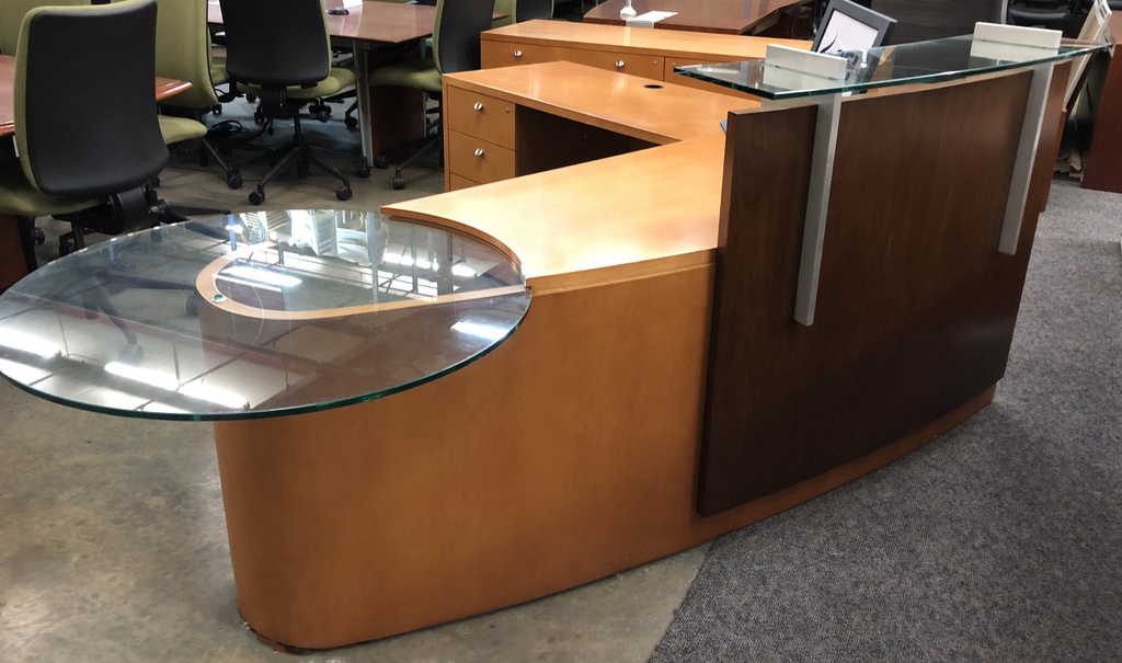 Haworth Contemporary Reception Desk