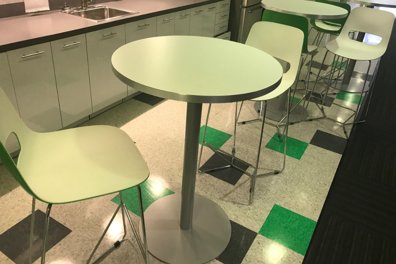 Breakroom Bar Height Table with Bar Height Chairs