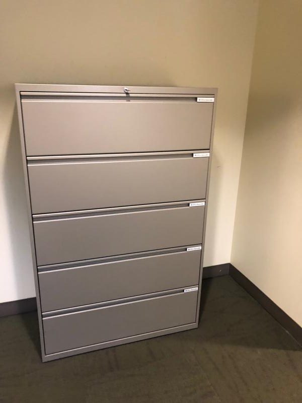 5 Drawer Laterals and Steelcase Storage Towers