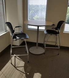 Herman Miller Stools and Round Table