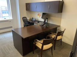 #345 Knoll Veneer L Desks