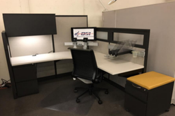 #107 Steelcase Monolithic Workstation