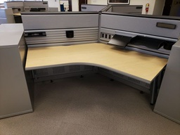 #176 Knoll Currents Series 120 Degree Y Workstations