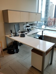 #187 Steelcase Turnstone L Shape Workstations