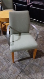 Green Fabric Guest Chair